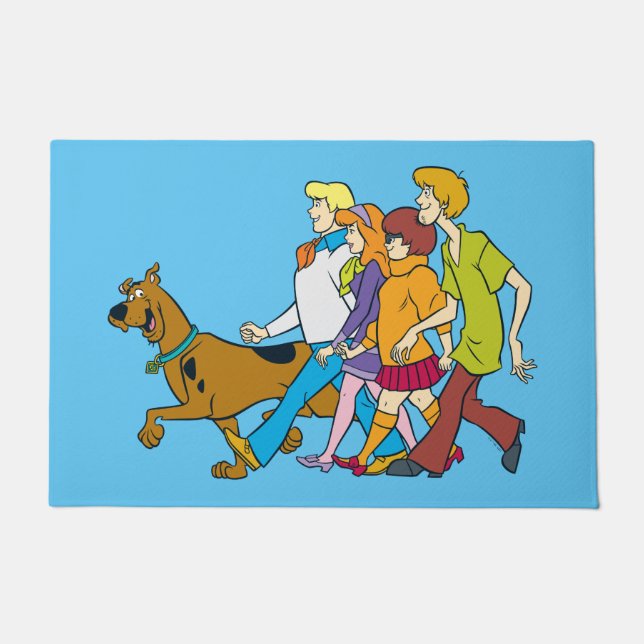 Scooby-Doo | Whole Gang 18 Mystery Inc Doormat (Front)
