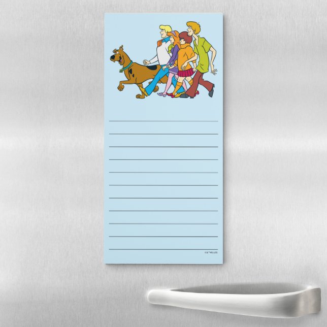 Scooby-Doo | Whole Gang 18 Mystery Inc Magnetic Notepad (In Situ)