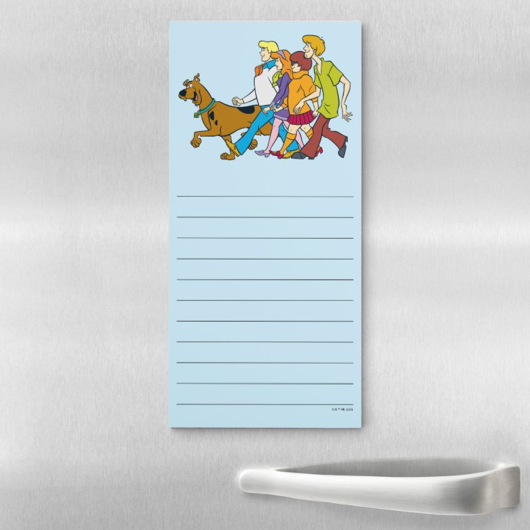 Scooby-Doo | Whole Gang 18 Mystery Inc Magnetic Notepad