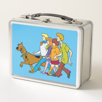 Scooby-doo | Whole Gang 18 Mystery Inc Metal Lunch Box by scoobydoo at Zazzle