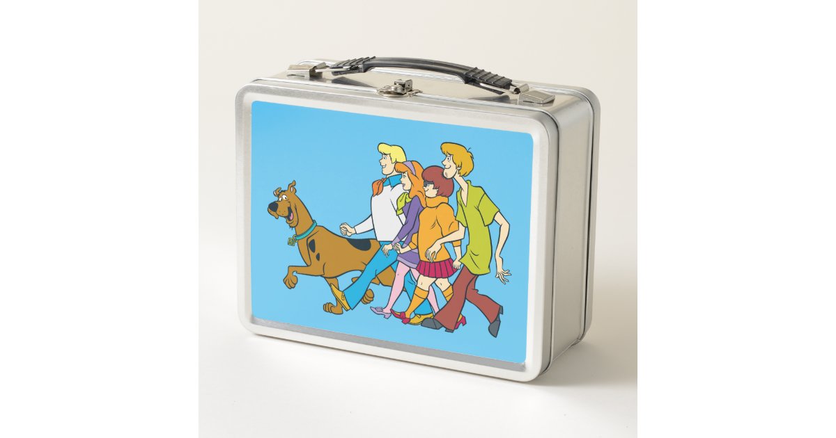 Scooby-Doo & The Gang Mystery Machine, Add Name Metal Lunch Box