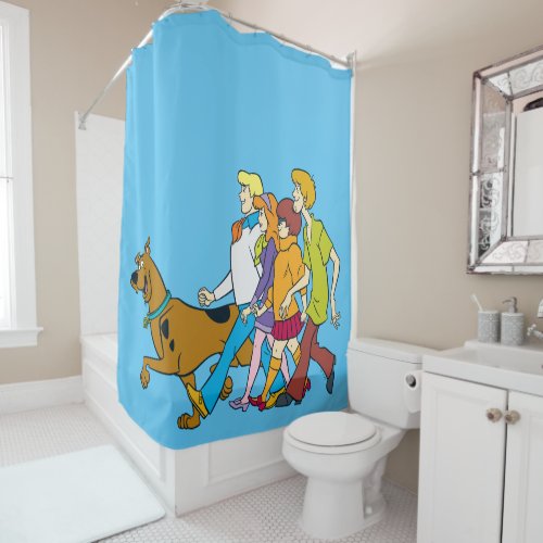 Scooby_Doo  Whole Gang 18 Mystery Inc Shower Curtain