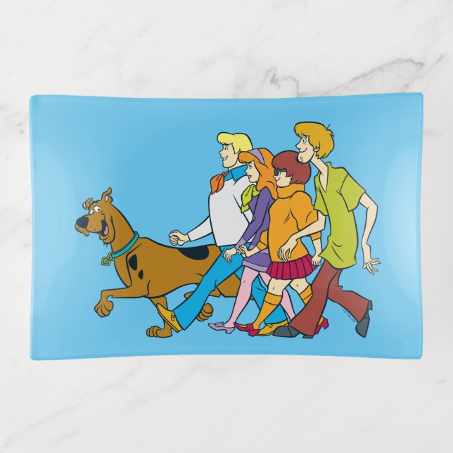 Scooby-Doo | Whole Gang 18 Mystery Inc Trinket Tray (Front)