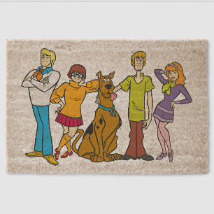 Scooby-Doo Whole Gang Mystery Inc. Fiber Doormat