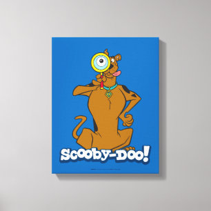 Scooby-Doo With Magnifying Glass Canvas Print