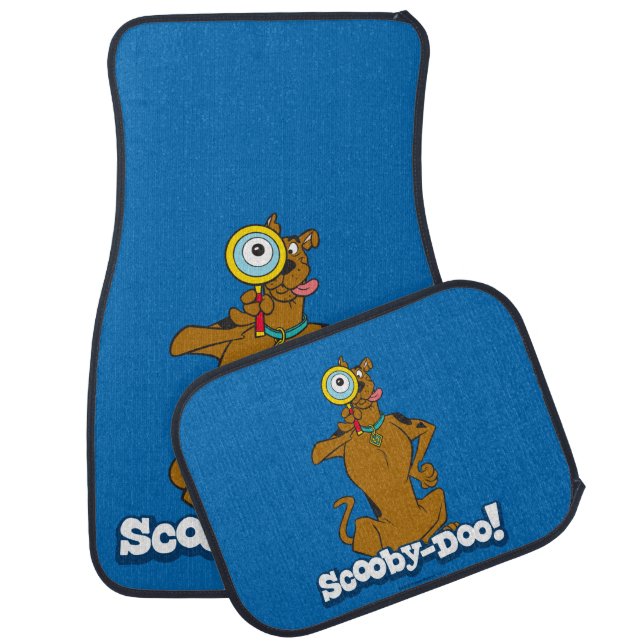 Scooby-Doo With Magnifying Glass Car Floor Mat (Set)