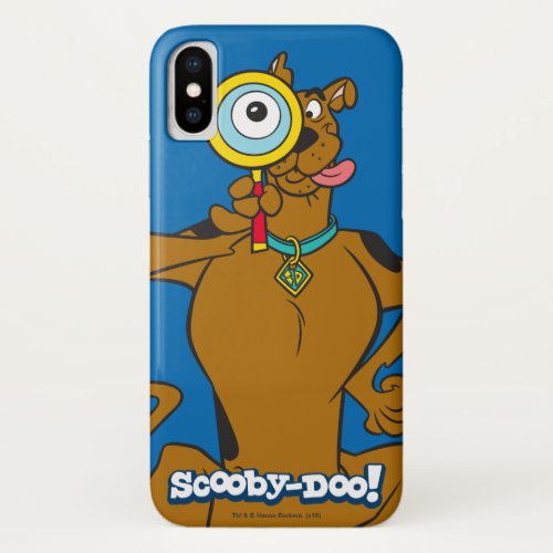 Scooby_Doo With Magnifying Glass iPhone X Case
