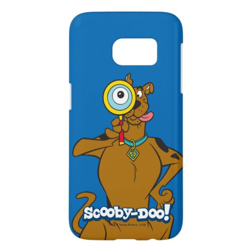 Scooby_Doo With Magnifying Glass Samsung Galaxy S7 Case