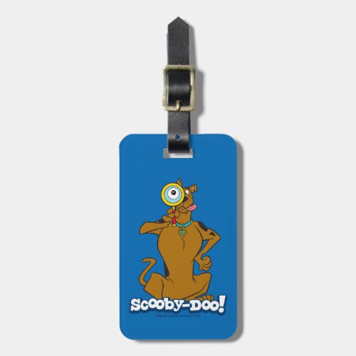 Scooby_Doo With Magnifying Glass Luggage Tag