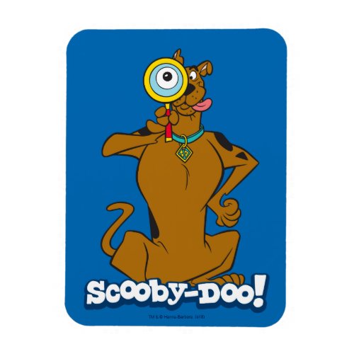 Scooby_Doo With Magnifying Glass Magnet