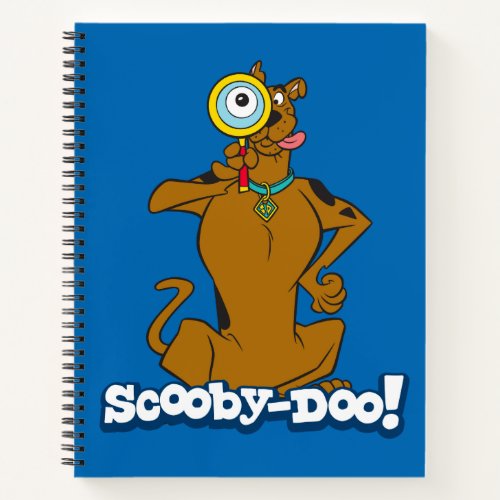 Scooby_Doo With Magnifying Glass Notebook