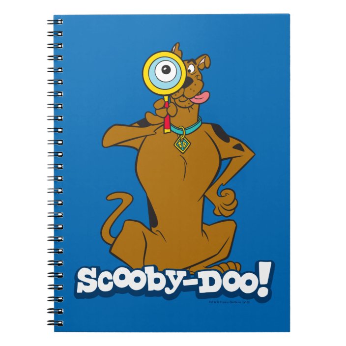 Scooby-Doo With Magnifying Glass Notebook | Zazzle.com