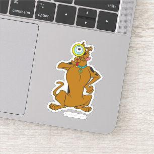 Scooby-Doo With Magnifying Glass Sticker