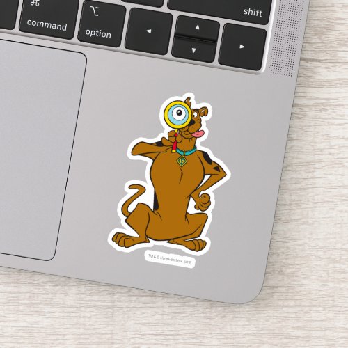 Scooby_Doo With Magnifying Glass Sticker