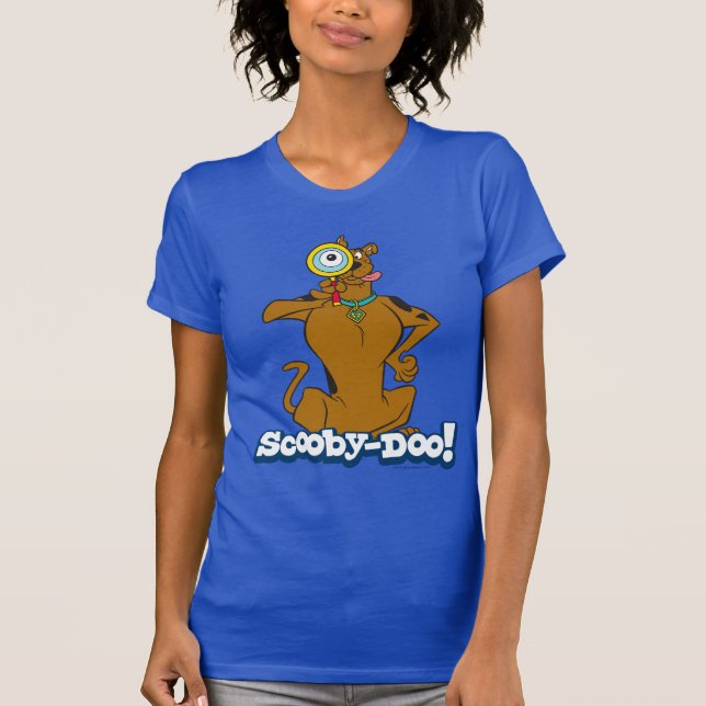 Scooby-Doo With Magnifying Glass T-Shirt (Front)