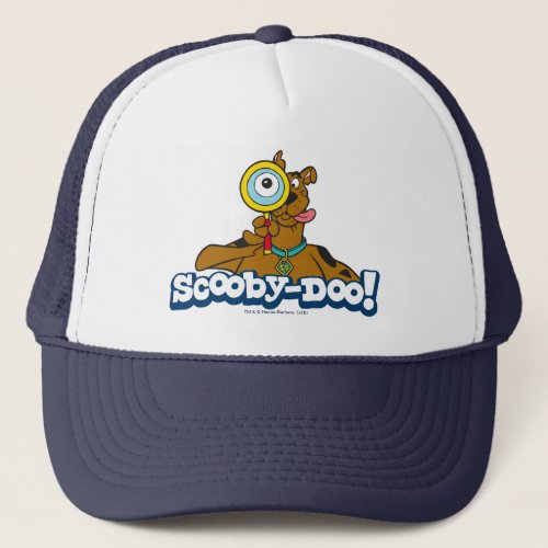 Scooby_Doo With Magnifying Glass Trucker Hat