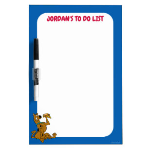Scooby-Doo With Pizza Slice Dry Erase Board