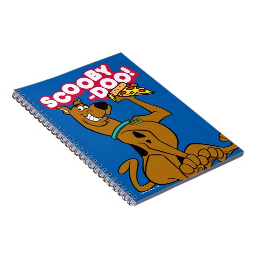 Scooby-Doo With Pizza Slice Notebook | Zazzle