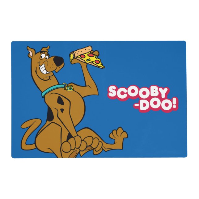Scooby-Doo With Pizza Slice Placemat (Front)