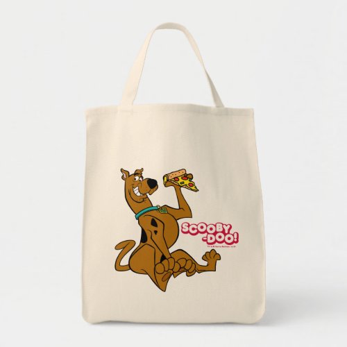 Scooby_Doo With Pizza Slice Tote Bag