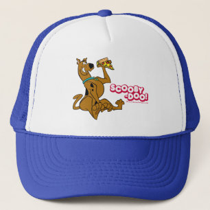 Scooby-Doo With Pizza Slice Trucker Hat