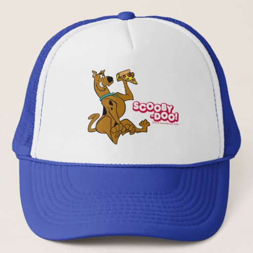 Scooby_Doo With Pizza Slice Trucker Hat