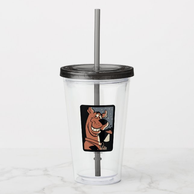 Scooby-Doo With UFO Acrylic Tumbler (Front)