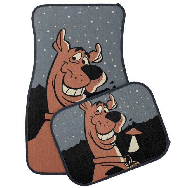 Scooby-Doo With UFO Car Floor Mat (Set)
