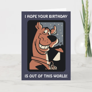 Scooby-Doo With UFO Card