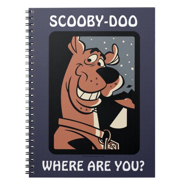 Scooby-Doo With UFO Notebook (Front)