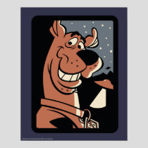 Scooby-Doo With UFO Poster