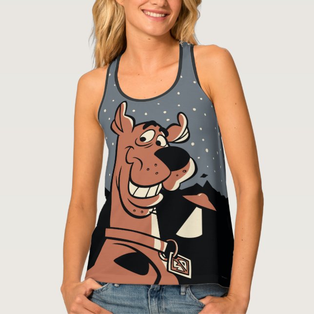 Scooby-Doo With UFO Tank Top (Front)