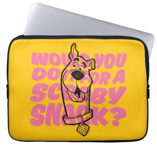 Scooby_Doo Would You Do It For A Scooby Snack Laptop Sleeve