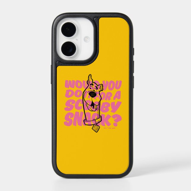 Scooby-Doo |Would You Do It For A Scooby Snack? Otterbox iPhone Case (Back)
