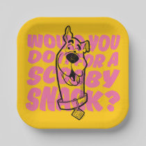 Scooby-Doo |Would You Do It For A Scooby Snack? Paper Plates