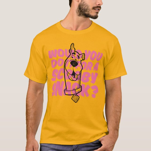 Scooby-Doo |Would You Do It For A Scooby Snack? T-Shirt (Front)