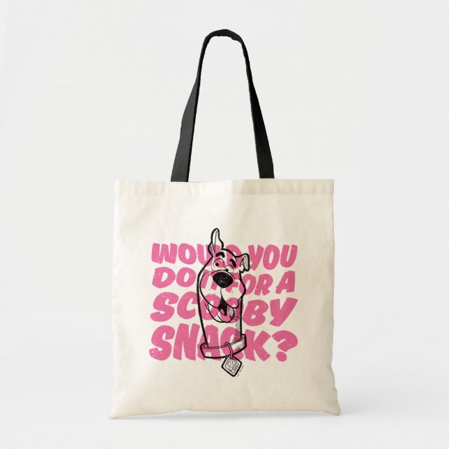 Scooby-Doo |Would You Do It For A Scooby Snack? Tote Bag (Front)