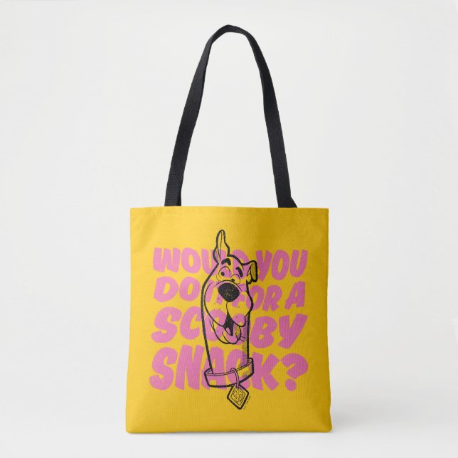 Scooby-Doo |Would You Do It For A Scooby Snack? Tote Bag (Front)