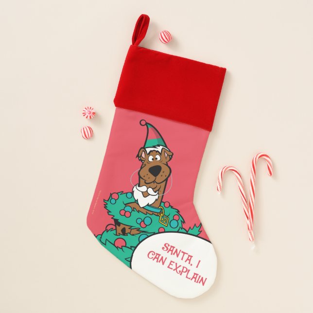 Scooby-Doo Wrapped In Wreaths Christmas Stocking (Front)