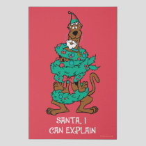 Scooby-Doo Wrapped In Wreaths Faux Canvas Print