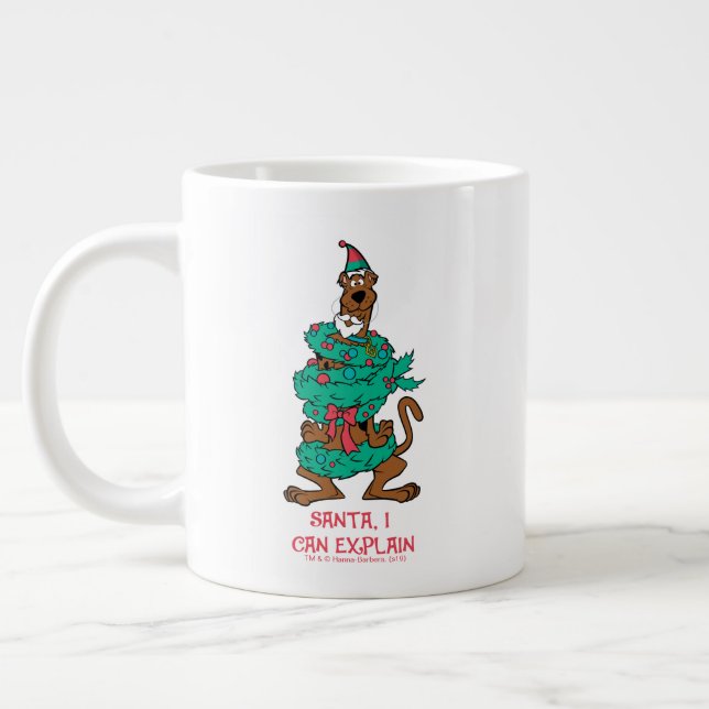 Scooby-Doo Wrapped In Wreaths Giant Coffee Mug (Left)