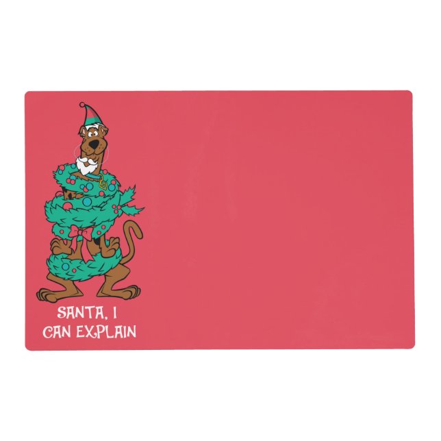 Scooby-Doo Wrapped In Wreaths Placemat (Front)