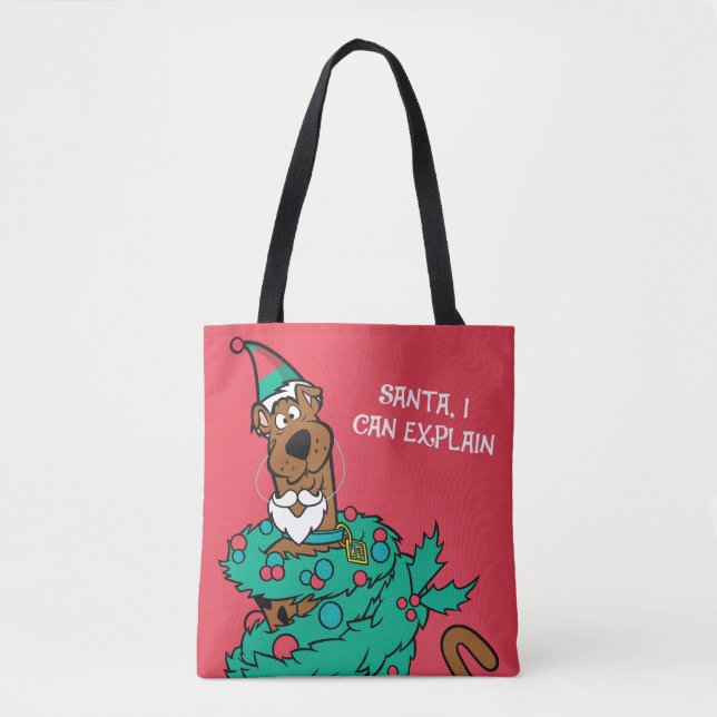 Scooby-Doo Wrapped In Wreaths Tote Bag (Front)