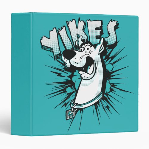 Scooby_Doo Yikes Halftone Graphic 3 Ring Binder