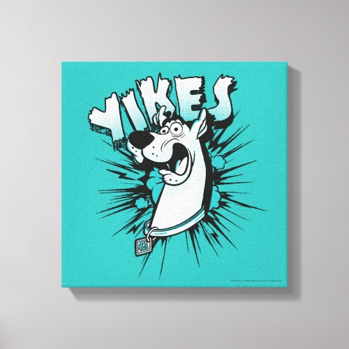 Scooby_Doo Yikes Halftone Graphic Canvas Print
