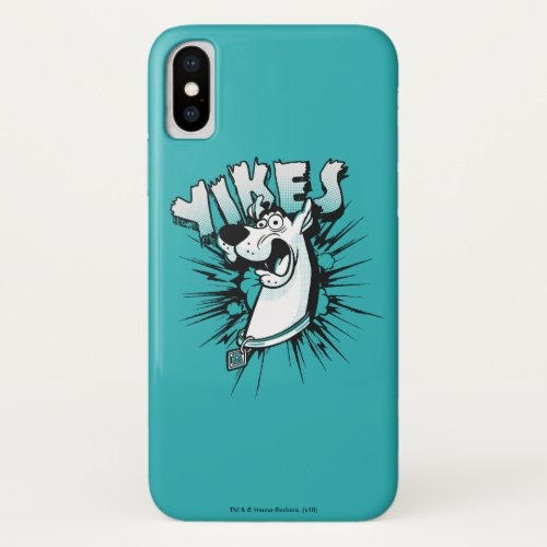 Scooby_Doo Yikes Halftone Graphic iPhone X Case
