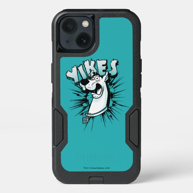 Scooby-Doo "Yikes!" Halftone Graphic Otterbox iPhone Case (Back)