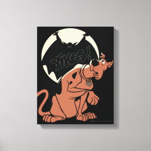 Scooby-Doo "Yikes!" Vampire Shadow Canvas Print