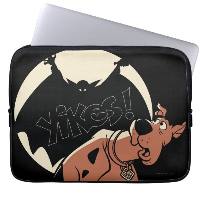 Scooby-Doo "Yikes!" Vampire Shadow Laptop Sleeve (Front)