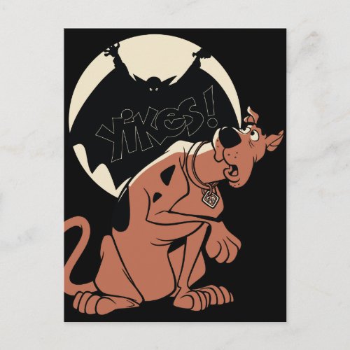 Scooby_Doo Yikes Vampire Shadow Postcard
